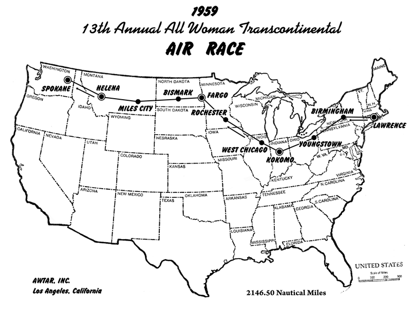1959 - All-Woman Transcontinental Air Race, Inc.