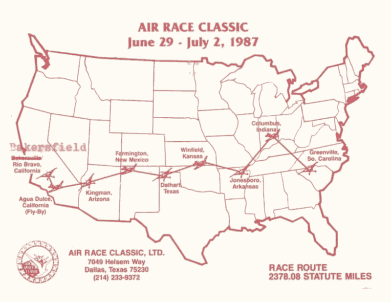 1987 - Air Race Classic, Ltd.