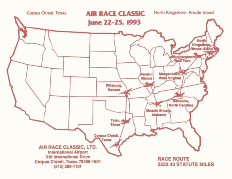 1993 - Air Race Classic, Ltd.