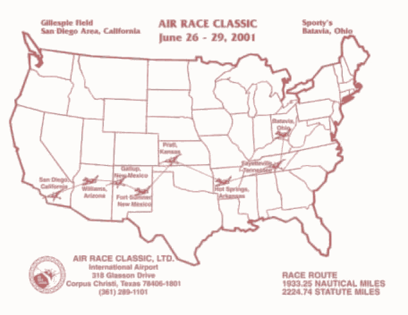 2001 - Air Race Classic, Ltd.