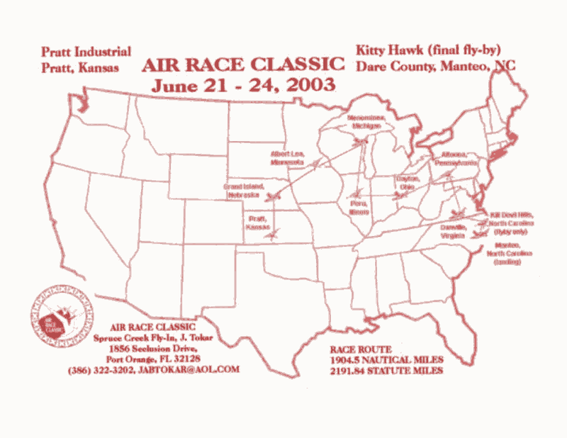 2003 - Air Race Classic, Inc.