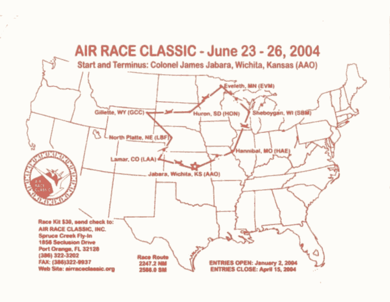 2004 - Air Race Classic, Inc.